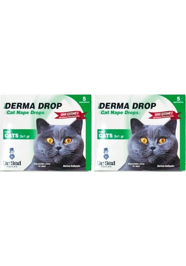 Dr. Sed Kediler İçin Bitkisel Bakım Damlaları 5 X 1 Ml Şase 2 Kutu