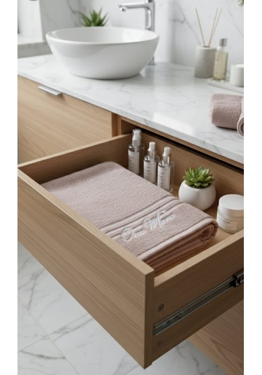 One More Internatıonal Banyo Havlusu Açık Pembe