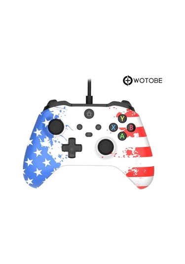 Xbox One Kablolu Turbo Fonksiyonlu Çift Titreşimli Oyun Kolu Joystick Gamepad