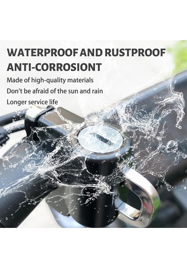 Pazly Suofeng Önleyici Motosiklet Kilidi Kask Hırsızlık Evrensel Çelik Çap, Anahtarlı, 22-26mm 2 - Vx