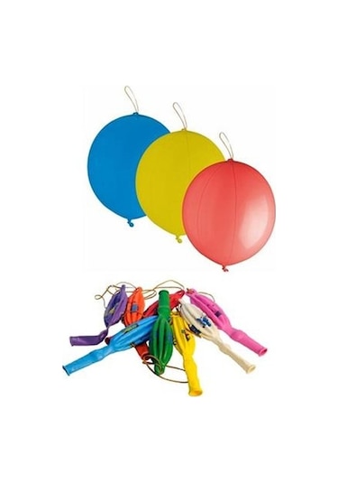 Lastikli Punc Balon - 100 Adet