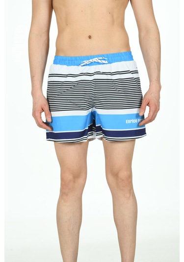 Enrico Ferry Erk Turkuaz Mıcro Hızlı Kuruyan Deniz Şortu Edy2249t
