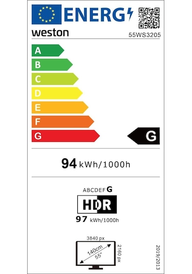 Weston 55WS3205 55" 4K Ultra HD LED TV