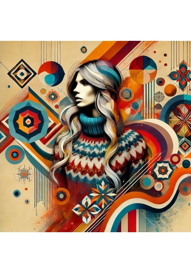 İskandinav Soyut Tablo Set Çerçevesiz 50x50cm Pvc Tablo 4'lü Set 017 Her Bir Tablo 50x50cm Büyüklüğündedir.