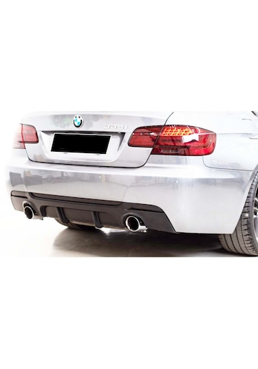 Bmw E92 Difüzör Mtechnic Arka Tampon Eki 2007-2013 Arası Parlak S