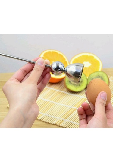 Paslanmaz Çelik Yumurta Soyacağı, Yumurta Klipsi, Yarı Haşlanmış Yumurtalar Ve Yumurtalar İçin Yumurta Açacağı