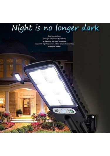 Pazly Yeni Süper Su Sokak Sensörü Parlak Modlu Lambası Kısılabilir Jms Iş Hareket Güneş Geçirmez Enerjili Duvar Bahçe Ayd. 600w 53938941 Oj 600w
