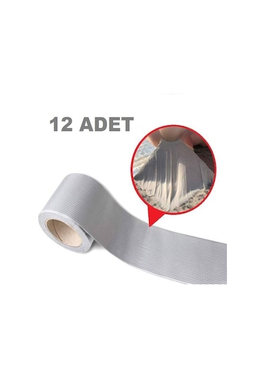 Süper Güçlü Su Sızdırmaz Çamur Bant Tamir Çatlak Bandı 12 Adet