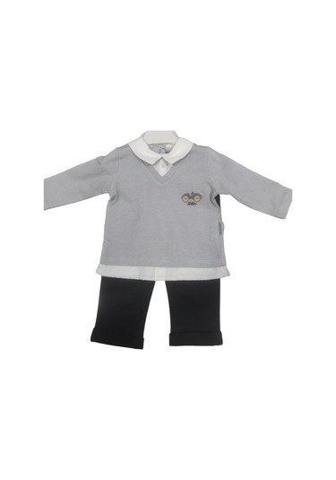 Babydoll 2li Takım Babydola Gri-10189 Gri