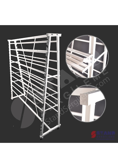 MASA ÖRTÜSÜ STANDI 20 Borulu (Demonte-Tekerli)