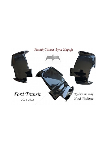 Ford Transit 2014-2025 Piano Black Batman Ayna Kapaği