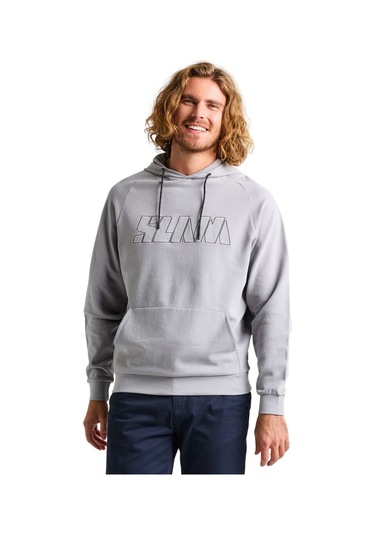 Slam Logo Hoodıe W05 Gri