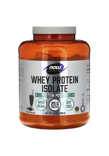Now Foods Sports Whey Protein Isolate İzole 2268 Kg Çikolata Aromalı