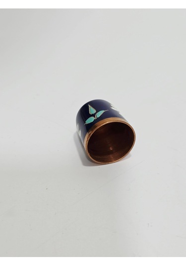 Antika Cloisonne Emaye Yüksük 23,80x20,70mm 061
