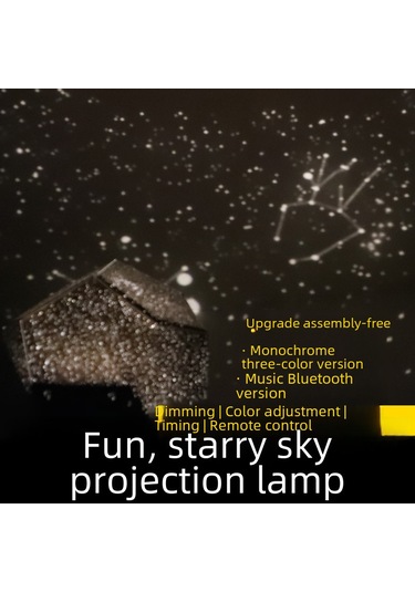 Shineyee Bluetoothlu Dönen Yıldız Projeksiyonu, Usb İle Beslenir, Uzaktan Kumanda İle Kontrol Edilebilir, Ev/ofis İçin Romantik Ambiyans Işığı Diğer