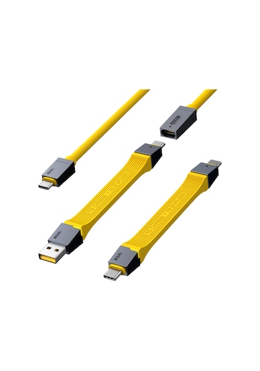 Aohi The Future 4-in-1 40gbps 8k Destekli 240w Pd 3.1 Usb4 Süper Hızlı Şarj/data Kablo, Youth 140w 3