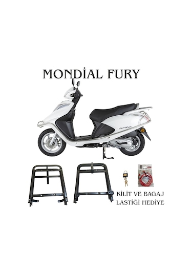 Mondial Fury Kızaklı Kurye Paket Çanta Demiri
