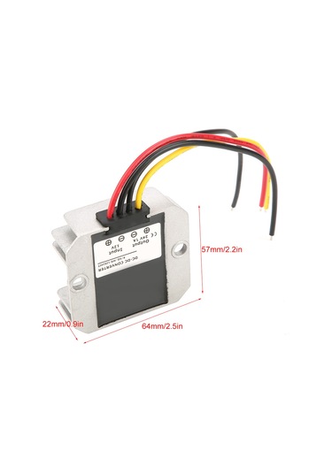 Moveevo 12v Dc'den 24v Dc'ye Step-up Dönüştürücü, 1a 24w, Alüminyum Kasa, Aşırı Akım/koruma, Ip68 Su Geçirmez