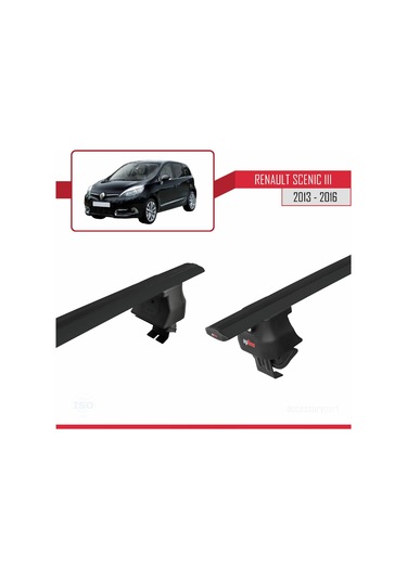 Renault Scenic 3 2013-2016 Arası İle Uyumlu Ace-4 Ara Atkı Tavan