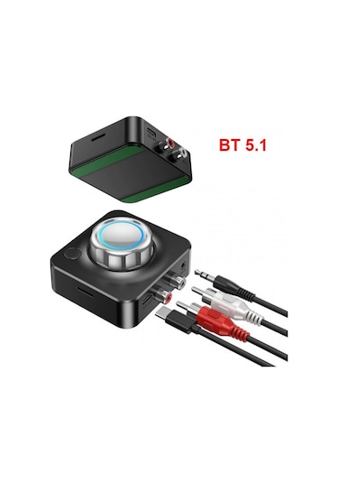 Mikro Hafıza Kart Girişli Bluetooth 5.1 Kablosuz Ses Alıcısı