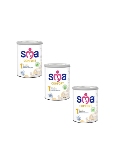 Sma Comfort 1 Bebek Sütü 400 G 3 Adet