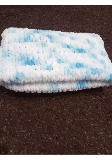 Puffy Erkek Bebek Battaniyesi - Mavi