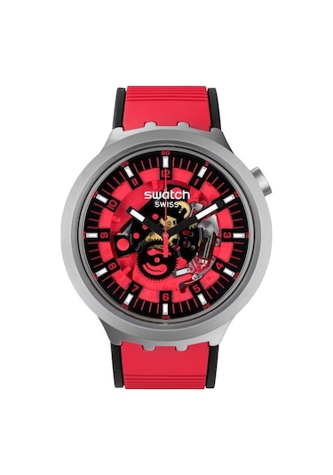 Swatch Sb07s110 Red Juıcy Kadın/erkek Kol Saati Metal