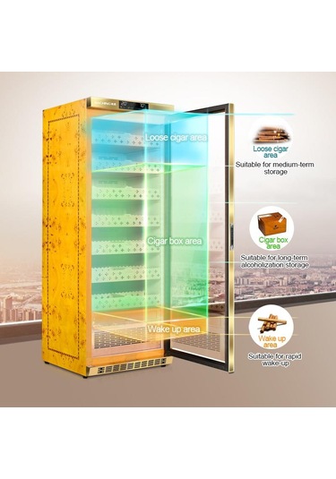 Raching Elektronik Puro Dolabı Gold Mon3800a