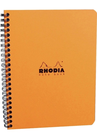 Rhodia Basic A4+ Kareli Defter Turuncu Rd193008