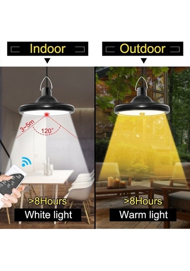 Pazly Çift Kanal Bahçe Aydınlatma Akıllı İndüksiyon 56led Güneş Kaynağılı Beyaz Işık Bahçe Garaj Led Lambası