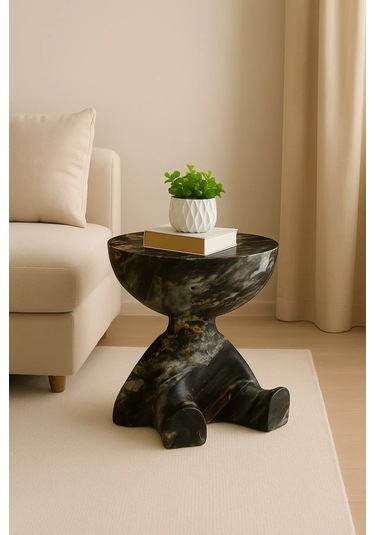 Tedy Yan Sehpa & Ayıcık Zigon Sehpa & Pinterest Sehpa Modeli - Dune Mermer Desen Dune