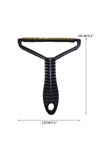 Fastbuy Kumaş Tüylü Atıcı, Manüel Bakır Bıçaklı, Ergonomik Kolu, Siyah, Cashmere/triko İçin Tüy Temizleyici Siyah