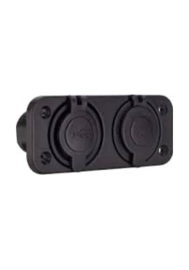 Çift Usb Araç Şarj Soketi Ve Çakmaklık 2.1a/1a - 12 V Marin Ve Karavan