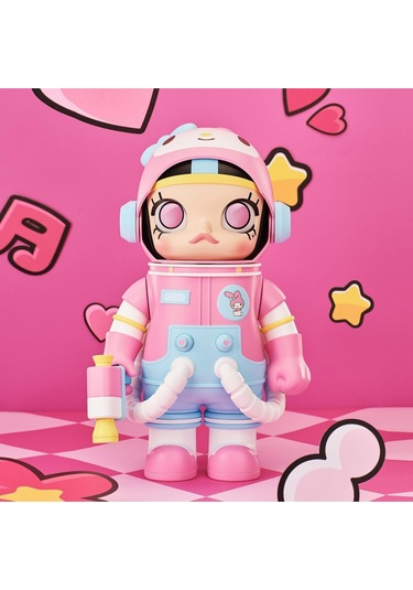 Pop Mart Mega Space Molly Sanrio 400% Figür Koleksiyonu, Rastgele Aksiyon Figürleri Biblo