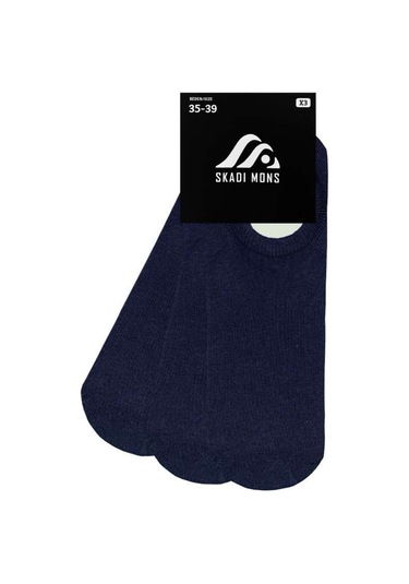 Skadi Mons Sneaker 3 Pack Unisex Lacivert Çorap 1605030323-401 Lacivert