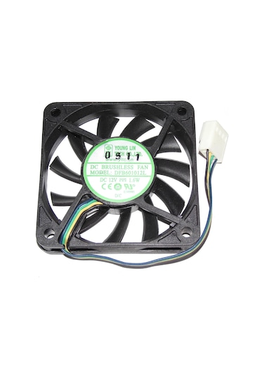 60 60 10mm Dfb601012l 12v 1.6w 4wire 6cm Cooling Fan
