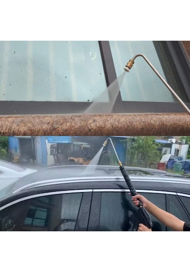Dianziye Karcher K2-k7 İçin Paslanmaz Çelik 4000psı 37cm Uzatma Demiri - Yüksek Basınçlı Yıkama Makinesi Aksesuarı