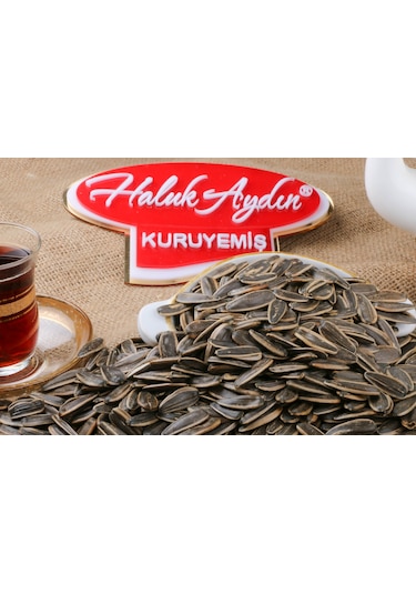Haluk Aydın Kuruyemiş Kavrulmuş Yerli Tuzsuz Siyah Ay Çekirdeği 1 KG