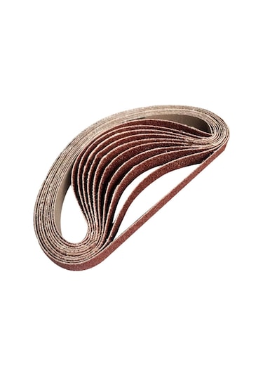 Drillpro 10 Adet 60/120/150/240 Grit 40mm X 680mm Taşlama Makinesi İçin Zımpara Kayışı