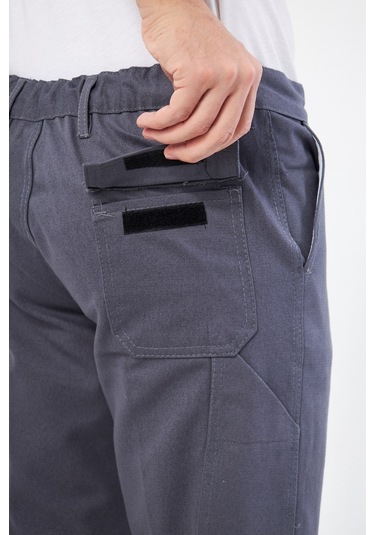 İş Pantolonu 7/7 Gabardin %100 Pamuk Kargo Cepli Kışlık