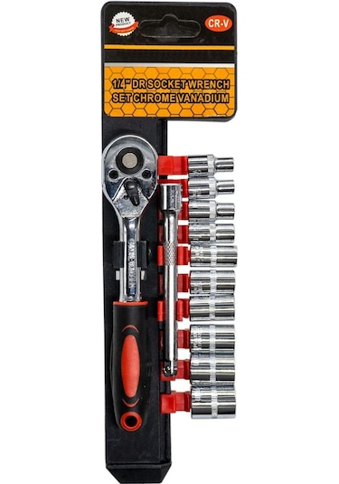 6053 1/4" Mini Lokma Anahtar Takımı - 12 Parça