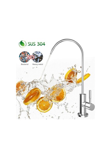 Su Arıtma Cihazı Ss304 Paslanmaz Fırçalanmış Lüks Musluk