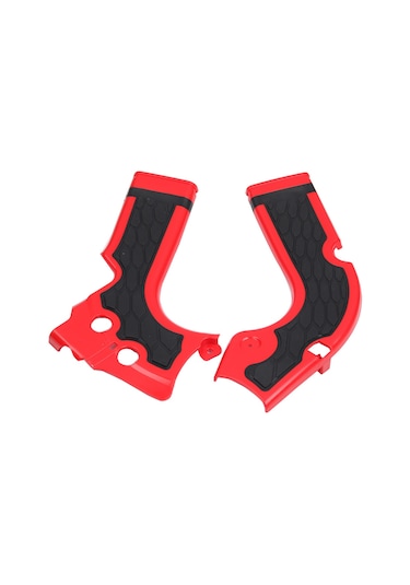 Dinosaurs Honda Crf250r Crf450r Arazi Motosikleti Çerçeve Koruyucu Plastik Koruyucu Kapak İçin Siyah Ve Kırmızı Gosterildigi Gibi