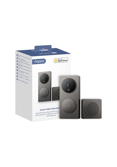 Aqara Görüntülü Kapı Zili G4 Zil Dahil , 1080p Fhd Homekit Güvenli Görüntülü Kapı Zili Kamerası, Yerel Yüz Tanıma Ve Otomasyonlar, Kablosuz Veya Kablolu, S...-122702