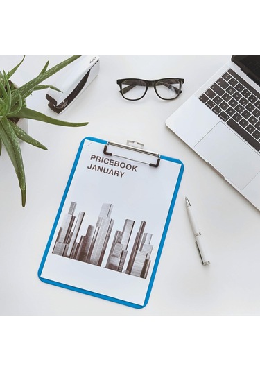 Leitz Active Wow A4 Plastik Kapaksız Sekreterlik Mavi Mavi