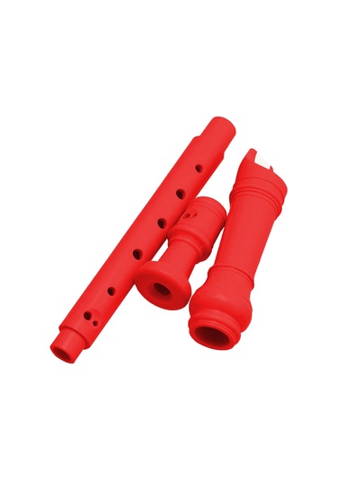 Jwin Jf-01 Blok Flüt - Kırmızı