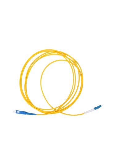 Fosenze Optik Fiber Kablo Sc-lc Upc Tek Mod 3m - Dayanıklı Pvc, Seramik Ferrule, Düşük Kayıp, Kolay Kurulum 2 Adet