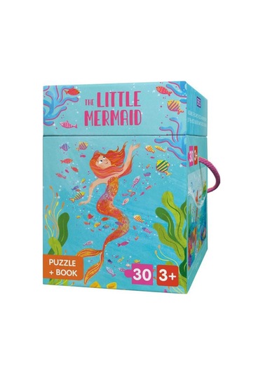 Klasik Masallar Yapbozu - Küçük Deniz Kızı Canlı Renkler