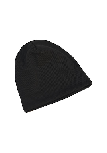 Luess Çocuk Unisex Fitilli Kışlık Bere Siyah