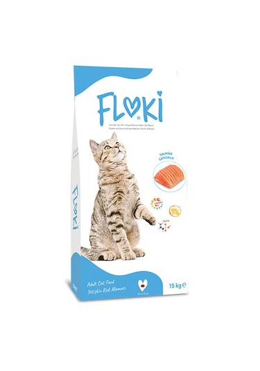 Floki Somonlu Yetişkin Kedi Maması 15 KG